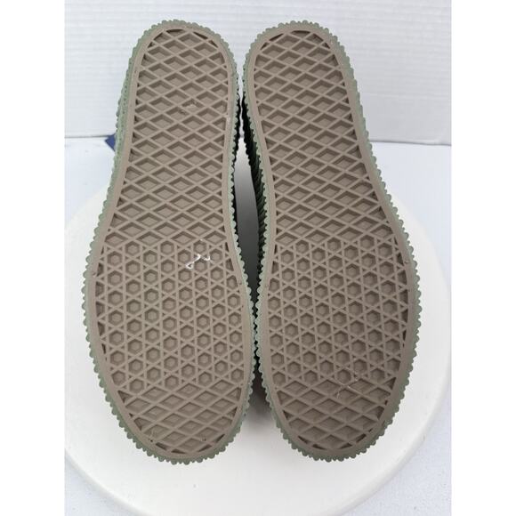 VANS Premier SK8-HI 38 Reissue Platform Army Green Suede Skate Shoes Womens 9.5 - Picture 11 of 12